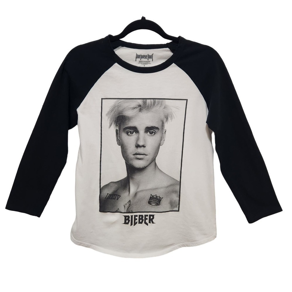 Purpose Tour
Justin Bieber
Sorry
Graphic Tee Shirt  Size Small